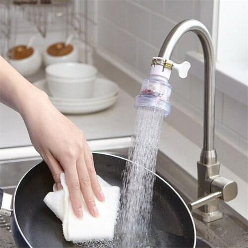 Faucet Extender Household Kitchen Mini Adjustable Faucet Tap Water Filter Clean Purifier Filter Filtration Cartridge Maker