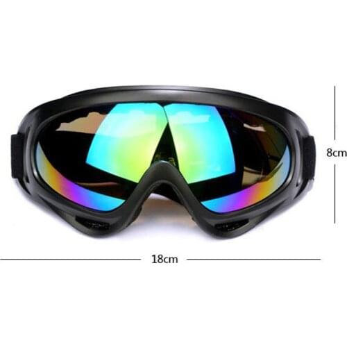 1pcs Winter Windproof Skiing Glasses Goggles Outdoor Sports cs Glasses Ski Goggles UV400 Dustproof Moto Cycling Sunglasses