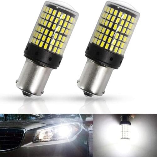 1156 LED Light Bulb White Canbus Super Bright Automotive RV 3014 144 SMD 7506 1003 1073 Turn Signal Brake Light(2PCS)