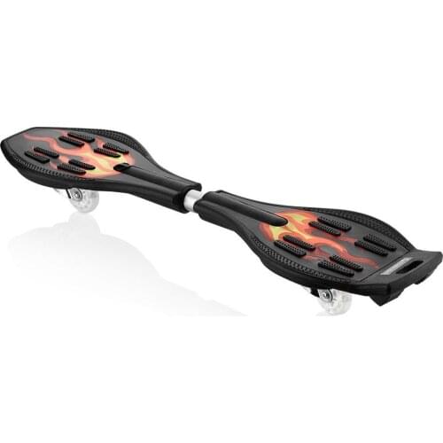 Triathlon T154 Fire Patterned 2 Wheel Skateboard
