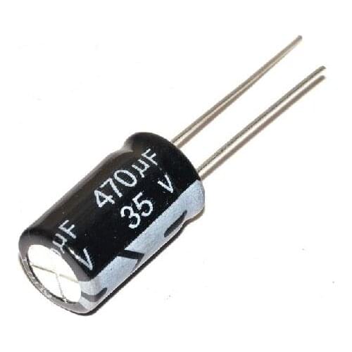 20P/LOT 470UF 35V volume 10 * 17MM 470 microfarads 35 -volt line of electrolytic capacitors