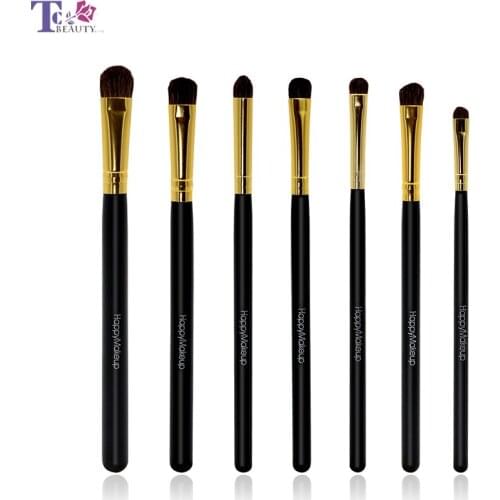 7pcs/lot Beauty Makeup Brushes Set Eye Shadow Blending Eyeliner Eyelash Eyebrow Lip Blend Make Up Brush Tool Kit