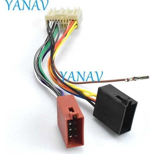12-107 Wire Harness Adaptor for-BMW for-CHRYSLER for-JEEP (select models) Car Stereo Radio ISO Standard Connector Adapter