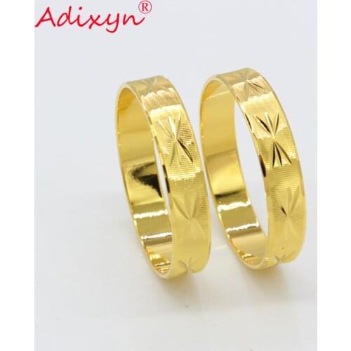 Adixyn 2pcs Round ball Classic Small Bangles For baby/Girls/Kids bracelet Birthday Gifts Jewelry N080811