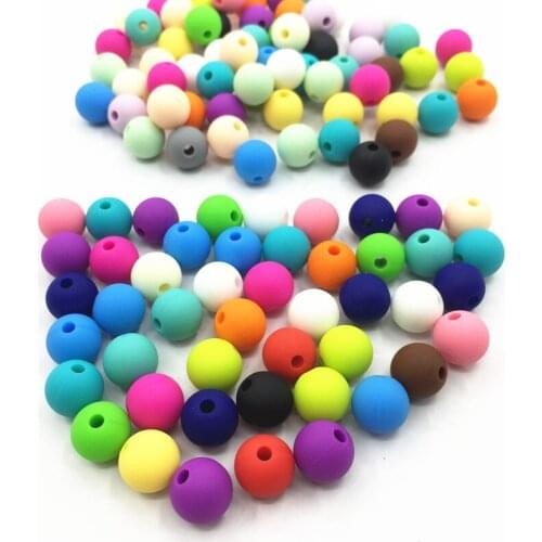 Food Grade Silicone Teeth Beads DIY Necklaces Baby Bracelets Babies Chewing Jewelry Teethers Necklaces Mom Jewelry 1000pcs/lot