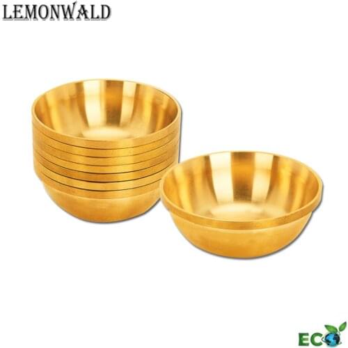 LEMONWALD Gold Men Razor Brush Bowl, Cream Soap Cup, Razor Brush Mens Face Soap Bowl, Pure Copper Process
