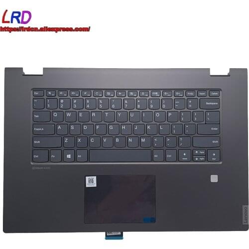 Shell C Cover Upper Case Palmrest with US English Keyboard for Lenovo Ideapad C340-15IIL IWL Flex-15IWL IIL Laptop 5CB0S17640