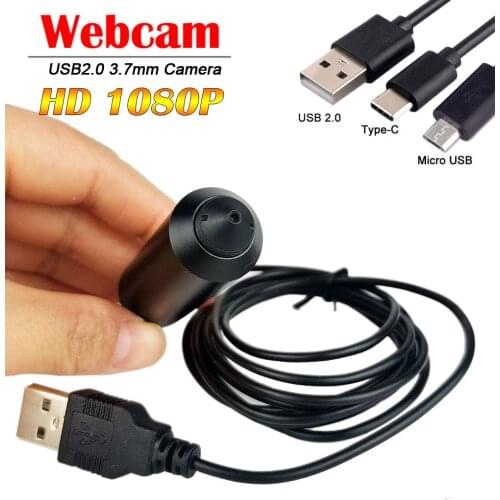 HD 1080P Mini Usb Camera 2MP 1.0MP Bullet UVC OTG Micro USB Web Security Camera With bracket For Android Linux Windows PC Indust