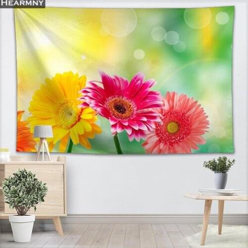 HOT Flowers Tapestry Wall Hanging Decor Christmas Wall Tapestry Show Piece For Home Decoration Camping Tent Travel Sleeping Pad
