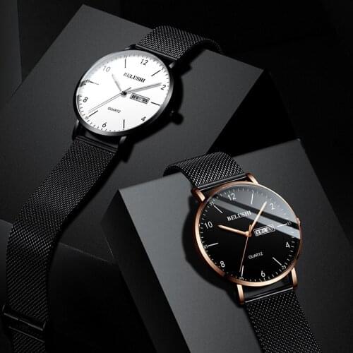 2021 new mens watch business casual quartz watch waterproof luminous fashion watch