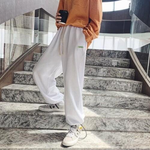 2020 Autumn Winter New Mens Pants Casual Oversize Woman Trousers Korean Streetwear Male Clothing Fashion Pants