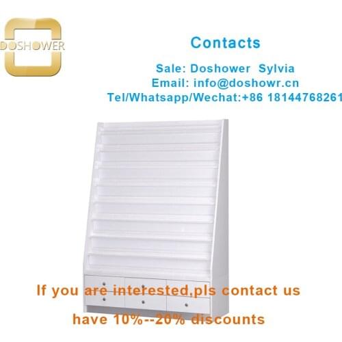 Beauty equipment salon furniture with nail polish shelf rack