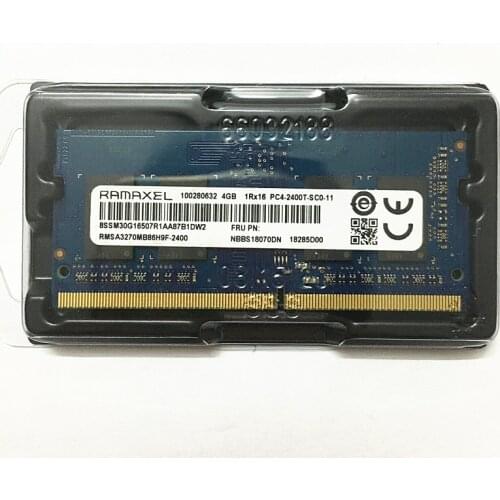 Ramaxel ddr4 ram 4gb 2400MHz laptop memory 4GB 1RX16 PC4-2400T-SC0-11 DDR4 4GB 2400MHZ Laptop RAM