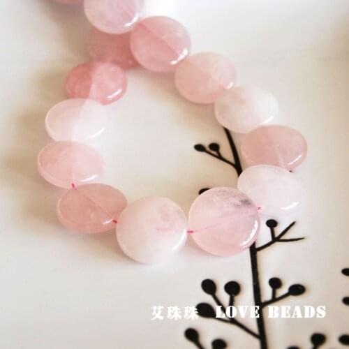 Wholesale 14.5"/38cm fluorite pink quartz crazy lace stone tigereye white howlite 20mm button jewelry making DIY for women