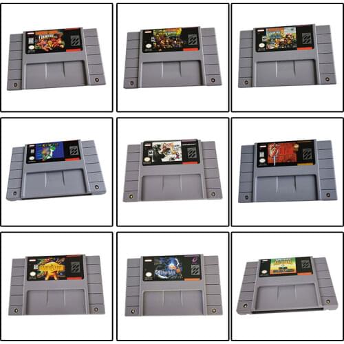 Super Game Cartridge for SNES 16-Bit Multicart NTSC game console US version