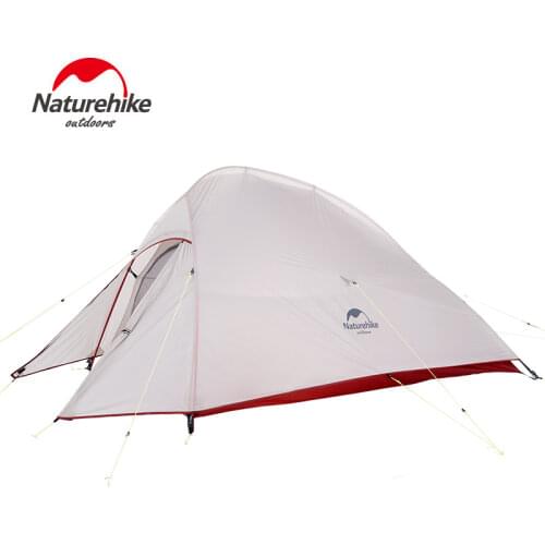 Naturehike Upgraded Cloud Up 2 Ultralight Tent Free Standing 20D Fabric Camping Tents For 2 Person With free Mat NH17T001-T
