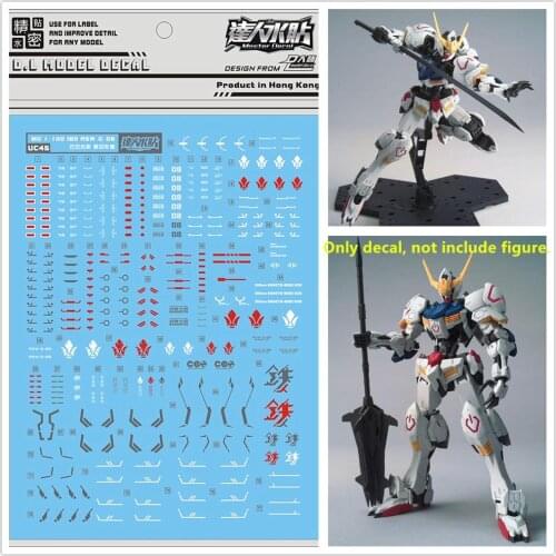 D.L high quality Decal water paste For Bandai MG 1/100 IBO ASW-G-08 Barbatos Gundam type 4 Details Enhanced UC45 DL175