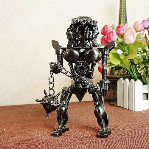 Beast Iron Warrior Robot model toy children toy for Christmas Birthday Gift Retro Crafts