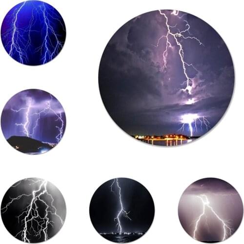 Thunderstorm sky Badge Brooch Pin Accessories For Clothes Backpack Decoration gift