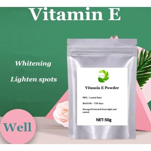 100% Pure Nature Vitamin E Powder,Whitening,Anti-oxidation,Freckle Removal,Improve Skin Elasticity,Prevent Aging