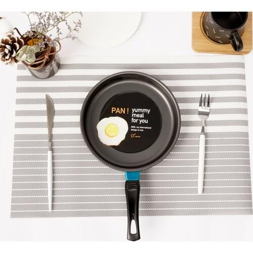 18cm Portable Mini Frying Non-Stick Pan Breakfast Steak Pancake Egg Pizza Pan Household Kitchen Cooking Cookware Pan