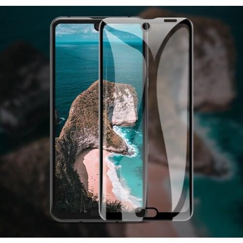 2PCS 3D Curved Tempered Glass For Sharp Aquos R3 Full screen Cover Screen Protector Film For Sharp Aquos R3