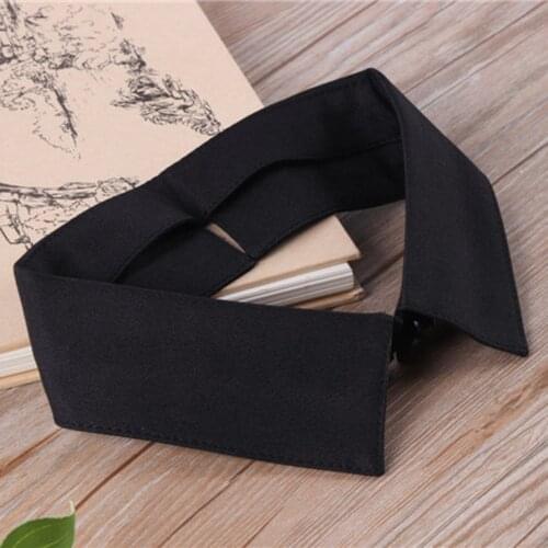 2021 Women Detachable Lapel Fake Collar Ruffles Shirt All Match Fake False Collar Blouse Removable False Half Shirt Blouse #3G