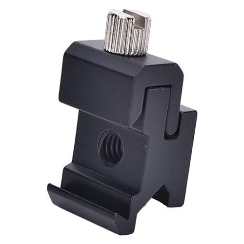 Camera Flash Shoe Mount Adapter 1/4 Screw Seat Block to Flash Bracket Holder