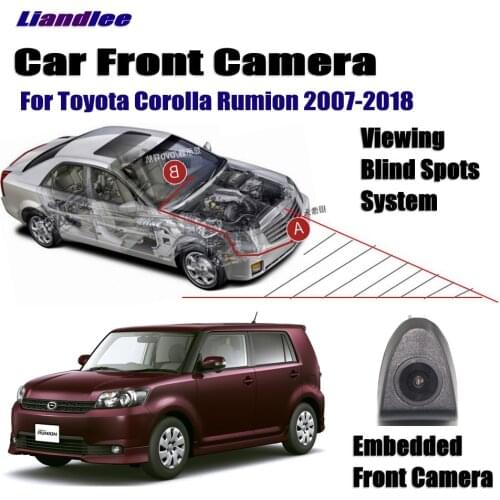 Car Front LOGO Grill Camera For Toyota Corolla Rumion 2007-2018 2015 Not Reverse Rearview Parking Camer Wide Angle