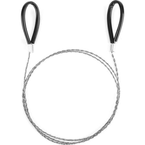 50LB Steel Metal Manual Chain Saw Wire Saw Scroll Outdoor Emergency Travel Tool