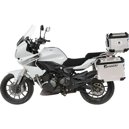For Benelli BJ300GS-A Rear Motorcycle Trunk Aluminum Side box Tail Box Storage Case Waterproof