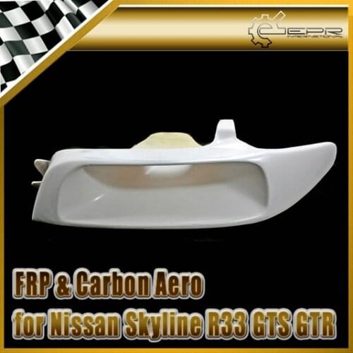 FRP Fiber Glass Vented Headlight Replacement (LHS) Fiberglass Front Bumper Air Duct Tuning Vent For Nissan Skyline R32 GTR GTS