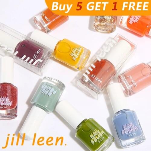 JILL LEEN 6ml Nails Gel Japanese Fall Winter Color Long Lasting Hybrid For Base Top Coat Soak Off UV LED DIY Nail Art Gel