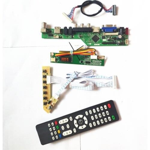 For LP150X05-A2M2/C2M1LCD monitor keyboard+Remote+Inverter T.V56 drive board LVDS 1CCFL 30Pin HDMI-Compatible VGA USB AV