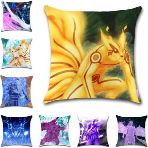 Cartoon Susanoo Warrior Print Cushion Cover Decoration Sofa Chair Car Seat Friend Bedroom Kids Gift Pillowcase