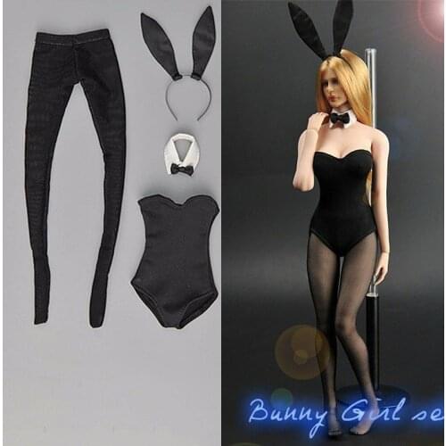 ZY Toys 1/6 Female Bunny Clothes ZY15-28 Girl Tight Underwear Stockings Set Fit 12" Action Figure Body