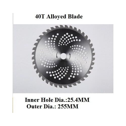 Brush Cutter Grass Trimmer Head knife 40T Alloy Blade for Bush Weed Brushcutter Weed eater