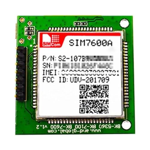 SIMCOM SIM7600A breakout board LTE CAT-1 module LTE-FDD B2/B4/B12 WCDMA B2/B5