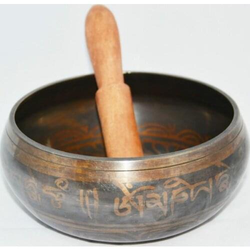 Tibetan Buddhist supplies Yoga bowl bowl Buddhism tone bowl tibetan bowl yoga decor sound bowl tibetan singing bowl set