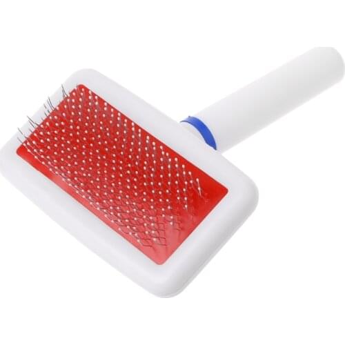 Fur Comb Brush Pet Dog Cat Puppy Hair Shedding Grooming Trimmer Slicker Tool