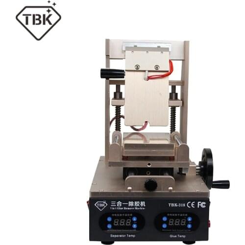 NEW TBK-318 3 in 1 Vacuum LCD Screen Separator + Preheater +OCA Glue Polarizer Remover Mobile Phone LCD Screen Refurbish Machine