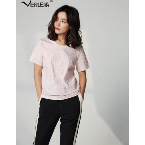 Женские короткие футболки Verlena China At AliExpress