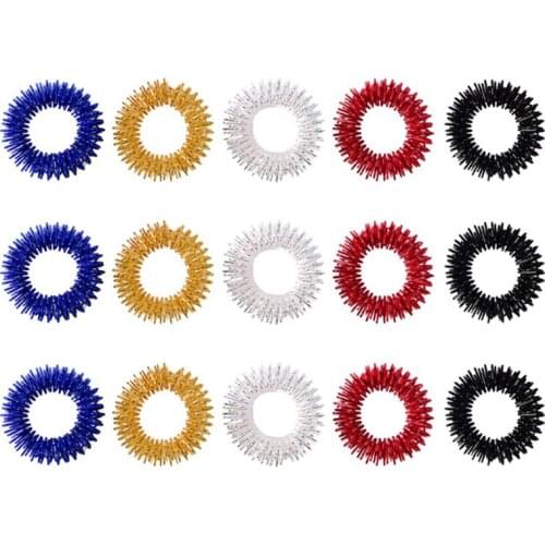 10pcs Finger massager massage Ring Health Care Set Home Use Health Care Tools Acupressure figure Massager Relax Finger Hand Care