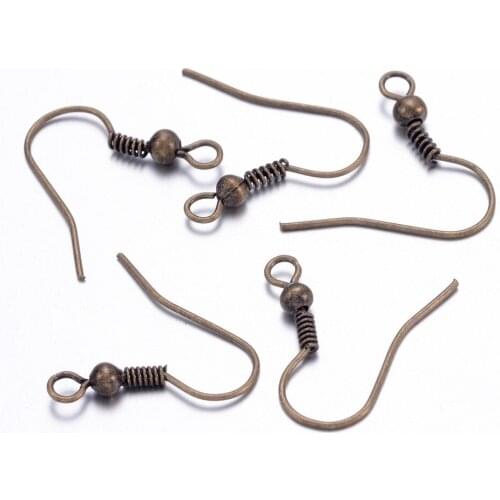 100pcs/lot Ear Hook DIY Earring Findings Earrings Clasps Hooks DIY Jewelry Making Accessories Brass Hook Earwire Jewelry