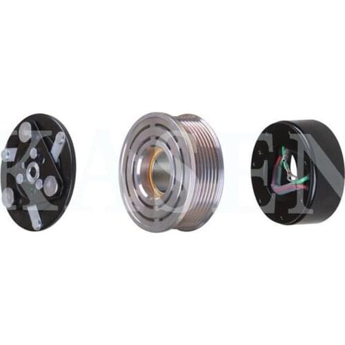 12V Air Conditioning A/C AC Compressor Plastic Pulley Rubber Bumpers 7PK 106MM 35*50*20 For HONDA CRV2.0