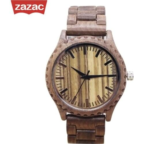2017 Classical Wood Watches Men Watch Women Fashion Mens Watches Top Brand Luxury Quartz Watches Wooden Wristwatches Unisex Gift
