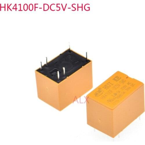 5PCS POWER relay HK4100F-DC5V-SHG 3A 6pin 5V realys hk4100F-DC5V HK4100F 5V