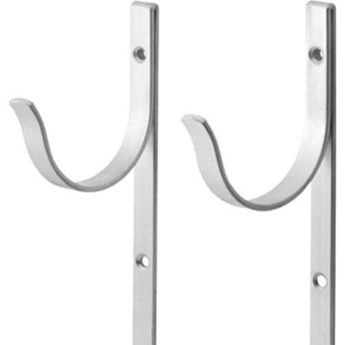 Aluminum Pole Hanger Set Save Space Swimming Pool Pole Hanger