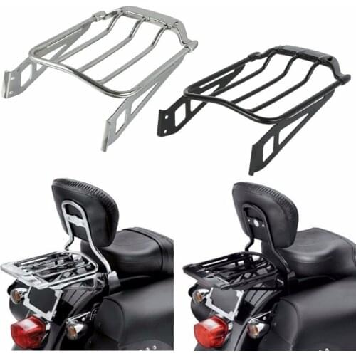 Motorcycle Air Wing Two Up Luggage Rack For Harley Softail FXST Fat Boy FLSTF FLSTFB 2006-2017 2016