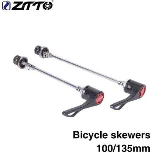 ZTTO Quick-release Lever MTB Road Bike Bicycle Screw Skewers 9MM 5MM Quick Release Skewer 100 135 Reliable Axle Bicycle Parts